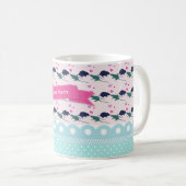 Liebe-Ratten-Polka-Punkt Kaffeetasse (VorderseiteRechts)