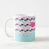 Liebe-Ratten-Polka-Punkt Kaffeetasse (Links)
