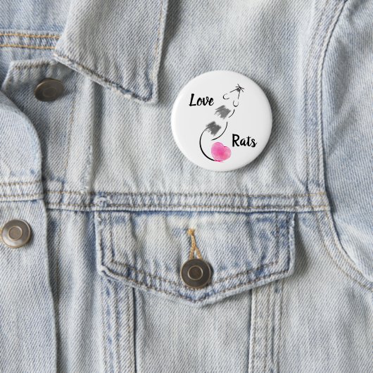 Liebe-Ratten - schattiert Button (Beispiel)