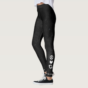 Liebe-Raumfahrt-Leggings Leggings