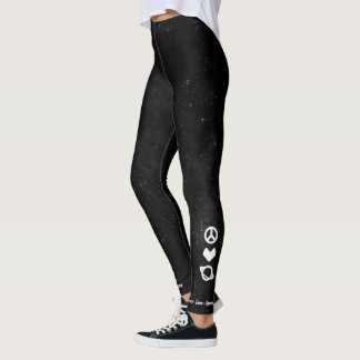 Liebe-Raumfahrt-Leggings Leggings