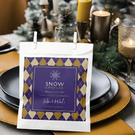 Liebe Raute Navy & Tan Polterabend Geschenktütchen