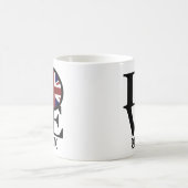 LIEBE Reading England 11oz Kaffeetasse (Mittel)