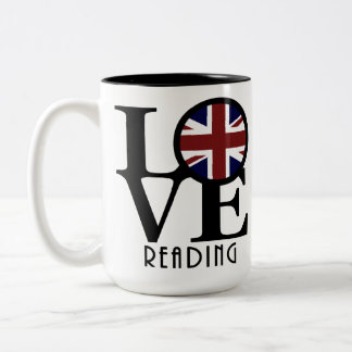 LIEBE Reading England 15oz Zweifarbige Tasse