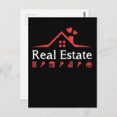 Liebe Real Anwesen Property Agent Postkarte (Vorne/Hinten)