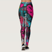 Liebe Rebels-Graffiti Hearts Leggings (Rückseite)