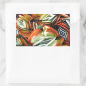 Liebe_ Rechteckiger Aufkleber (Tasche)