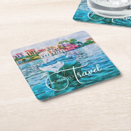 Liebe Rechteckiger Pappuntersetzer (angewinkelt)