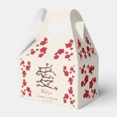 Liebe Red Cheroms Engagement Party Geschenkschachtel (Rückseite)