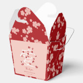 Liebe Red Cheroms Engagement Party Geschenkschachtel (Geöffnet)