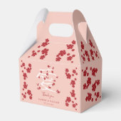 Liebe Red Cheroms Engagement Party Geschenkschachtel (Vorderseite)