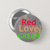 LIEBE RED GOLDEN GREEN BUTTON (Vorne & Hinten)