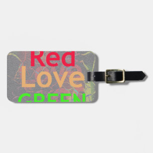LIEBE RED GOLDEN GREEN GEPÄCKANHÄNGER