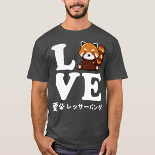 Liebe Red Panda T-Shirt