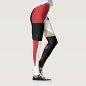 Liebe Red Schwarz-weiß Original Dynamic Trendy Gir Leggings (Rechts)