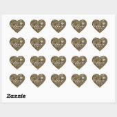 Liebe Referras Sticker Schmuck Heart Wood (Blatt)
