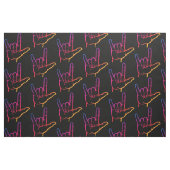 Liebe Regenbogen ASL I Sie gemustertes Gewebe Stoff (Fat Quarter (45,7 x 55,9 cm))