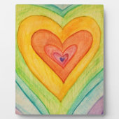 Liebe Regenbogen Kunst Kunst Kunstschätze Fotoplatte (Vorderseite)