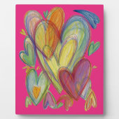 Liebe Regenbogen Kunst Kunst Kunstschätze Fotoplatte (Vorderseite)