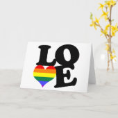 Liebe-Regenbogen-Pride Karte (Gelbe Blume)