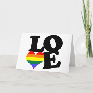 Liebe-Regenbogen-Pride Karte