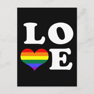 Liebe-Regenbogen-Pride Postkarte