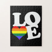 Liebe-Regenbogen-Pride Puzzle (Vertikal)