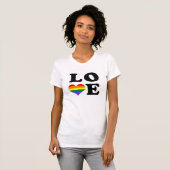 Liebe-Regenbogen-Pride T-Shirt (Vorne ganz)