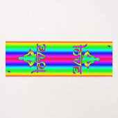 Liebe Regenbogenvorräte Yogamatte (Vorderseite (Horizontal))