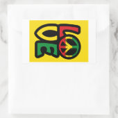 Liebe Reggae Musik Symbol Reggae Aufkleber Reggae (Tasche)