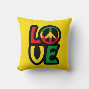 Liebe Reggae Musik Symbol Reggae Kissen