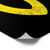 Liebe Reggae Musik Symbol Reggae Poster (Ecke)