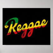 Liebe Reggae Musik Symbol Reggae Poster (Vorne)