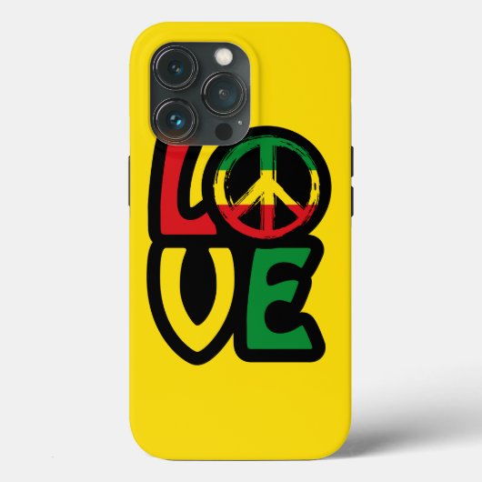 Liebe Reggae Musikfestival, Reggae Case-Mate iPhone Hülle (Rückseite)