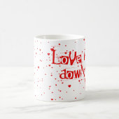 Liebe regnete auf mich kaffeetasse (Mittel)