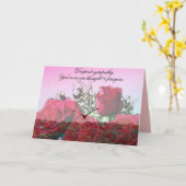 Liebe reist_ karte (Gelbe Blume)