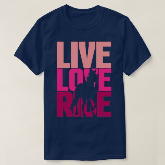 Liebe-Reitangebot T-Shirt (Design vorne)