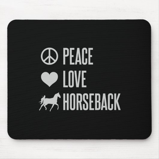 Liebe Reiten Mousepad (Vorne)