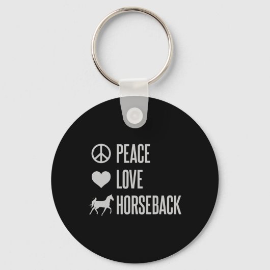 Liebe Reiten Schlüsselanhänger (Vorderseite)
