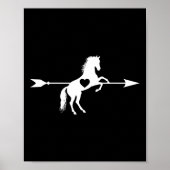 Liebe Reitpferd Reitpferde Lover Eq Poster (Vorne)