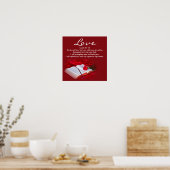 Liebe - Religiöses Poster - Christlich (Küche)