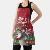 Liebe Rentier - Frohe Weihnachten und glückliches  Schürze (InSitu)