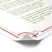 Liebe Reprise - Ein romantisches, mausendes Gedich Poster (Ecke)