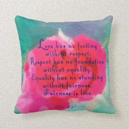Liebe, Respekt und Weisheit Pillow Kissen