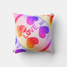 LIEBE Retro Gradient Kissen