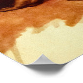 Liebe - Retro-Pulsabdeckung Art Poster (Ecke)