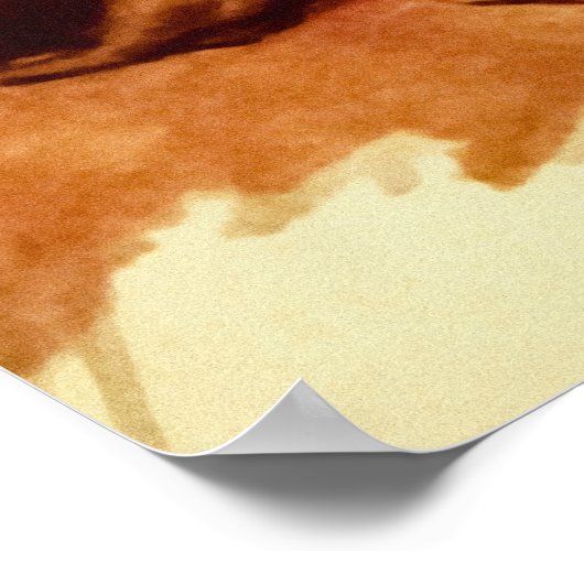 Liebe - Retro-Pulsabdeckung Art Poster (Ecke)