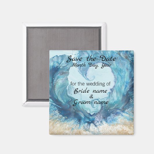 Liebe Rett Datum Magnet (Vorderseite/Rückseite)