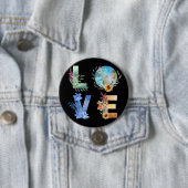 LIEBE RETTE UNSEREN PLANETEN BUTTON (Beispiel)