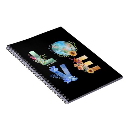 LIEBE RETTE UNSEREN PLANETEN NOTIZBLOCK (Rechte Seite)